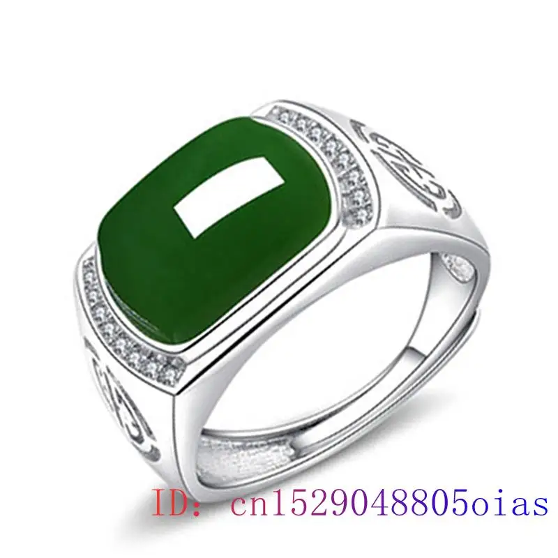 Rings - Green Jade Ring Gifts Fashion Men