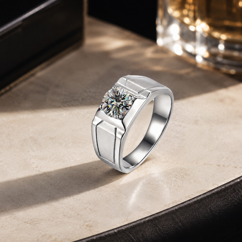 Hot selling s925 sterling silv - Moissanite Engagement Ring 1 Carat review and price