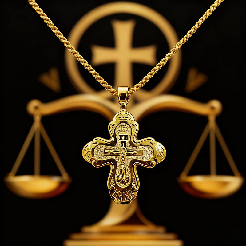New 2026 Orthodox Pectoral Cro - Cross Pendant Necklace Gold review and price