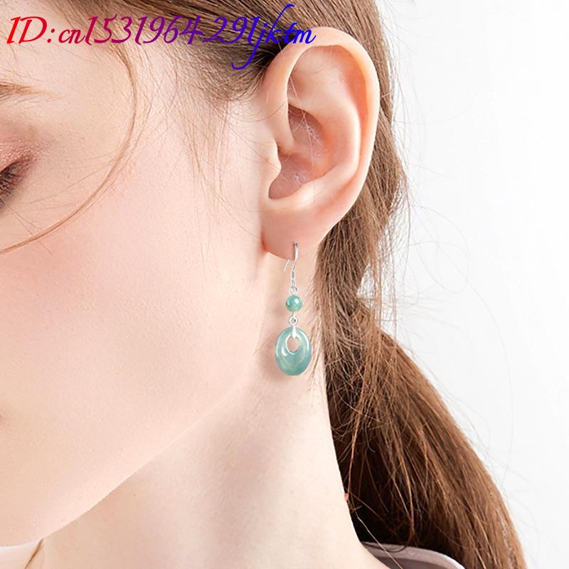 Myanmar Jadeite Ring Earrings  - Earrings review and price