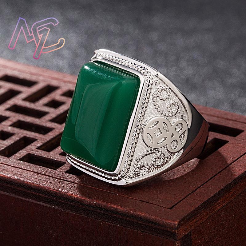 Green Natural Jade Rings Real  - Rings review and price