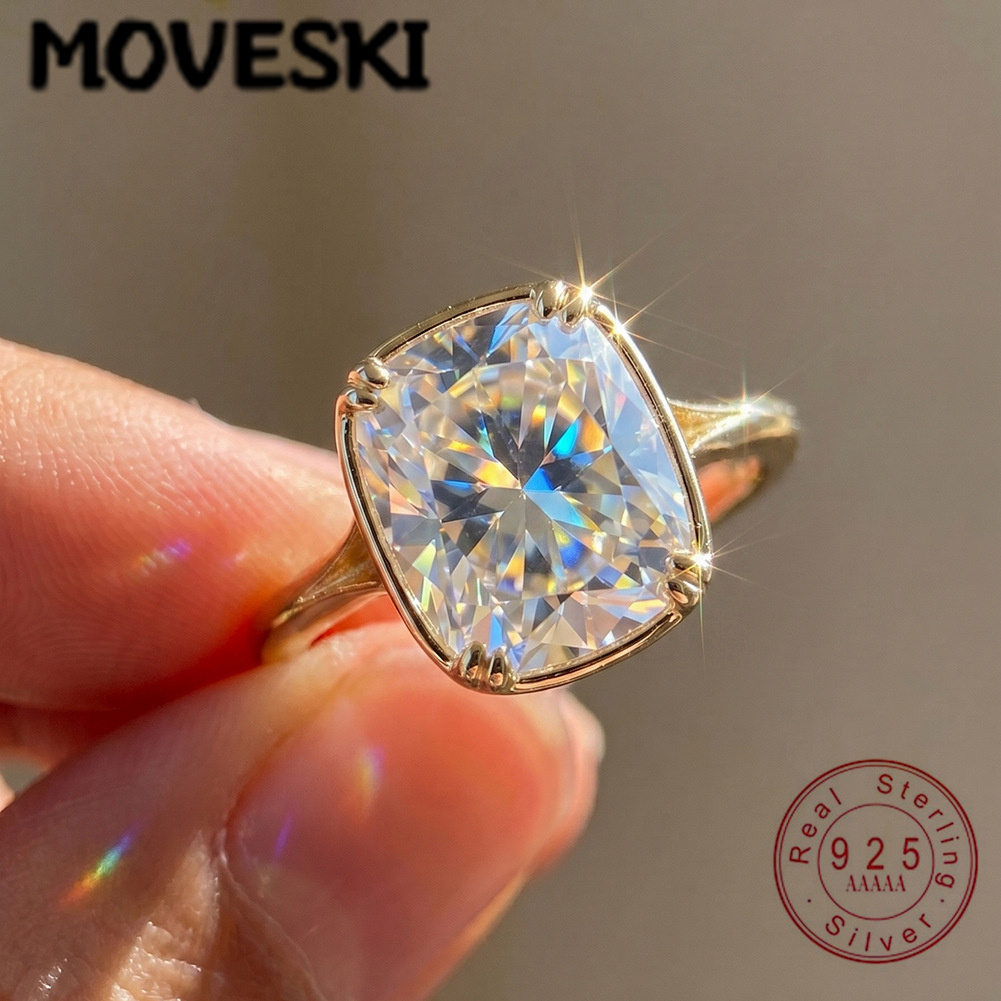 S925 Sterling Silver 1 Carat S - Moissanite Engagement Ring 1 Carat review and price
