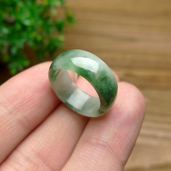 Green Jade Ring Natural Gemsto - Rings review and price