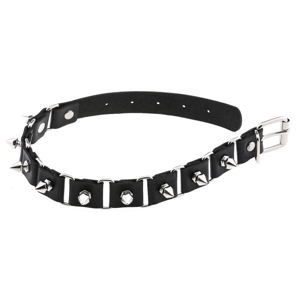 Punk Rock Spiked Choker For Wo - Goth Punk Spike Choker review and price