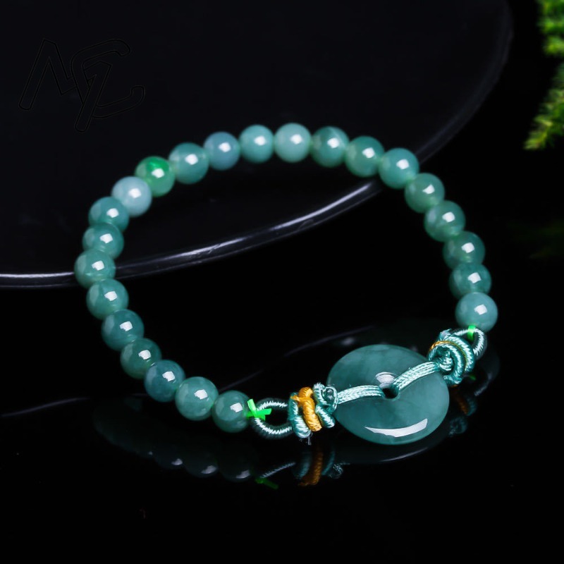 Natural Real Emerald Blue Wate - Bracelets review and price