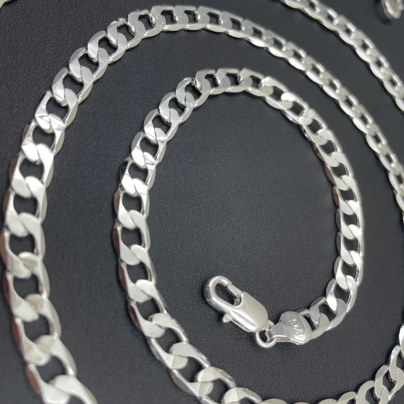Men's 925 Sterling Silver Neck - Cuban Link Chain 12Mm review and price