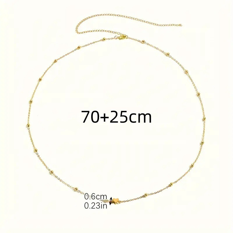 Dainty Gold Heart Waist Chain  - Body Jewelry review and price
