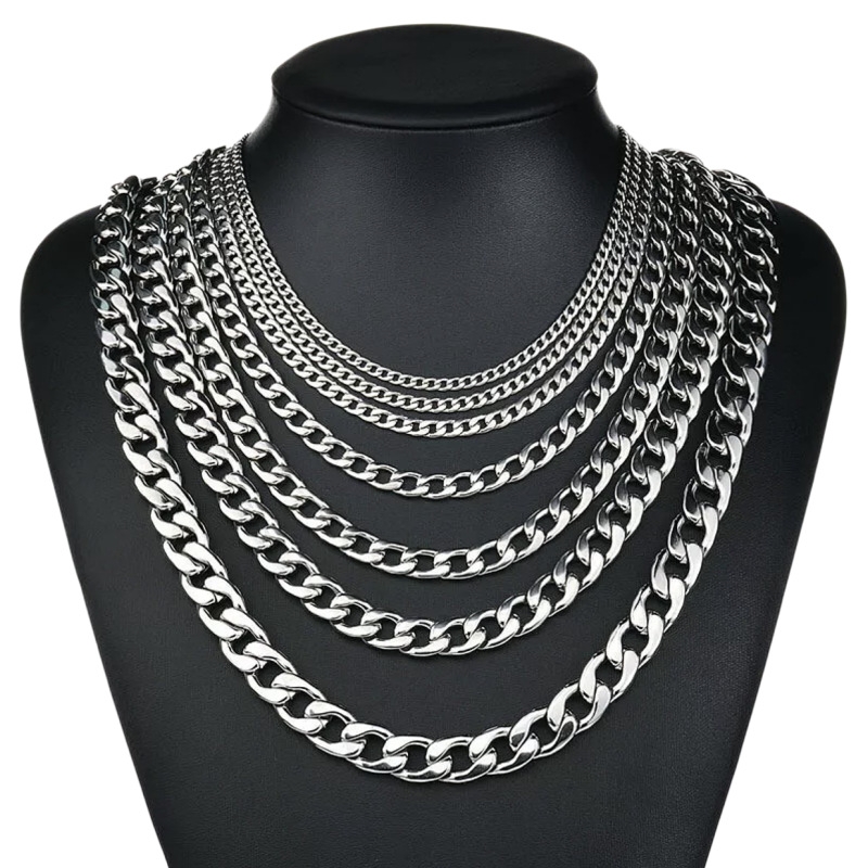 YQ 3MM-10MM 316L Stainless Ste - Cuban Link Chain 12Mm review and price