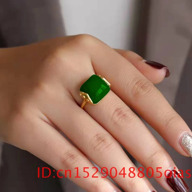 Natural Hetian Jade Ring Fashi - Rings review and price
